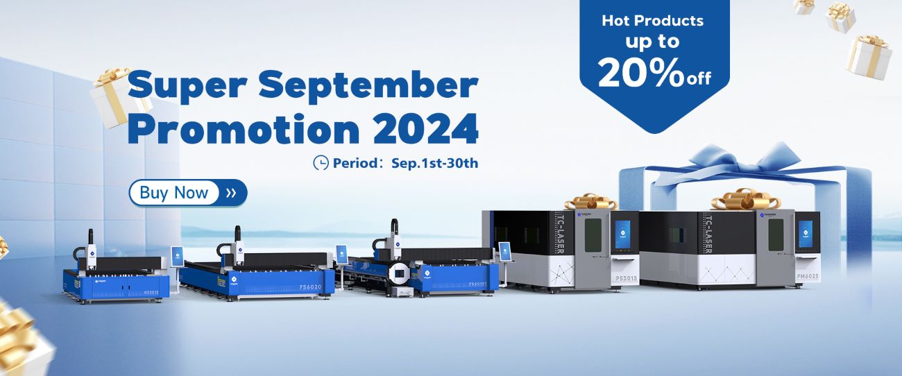 Tianchen Laser's Super September Promotion 2024: Get Up to 20% Off on Fiber Laser Cutting Machines