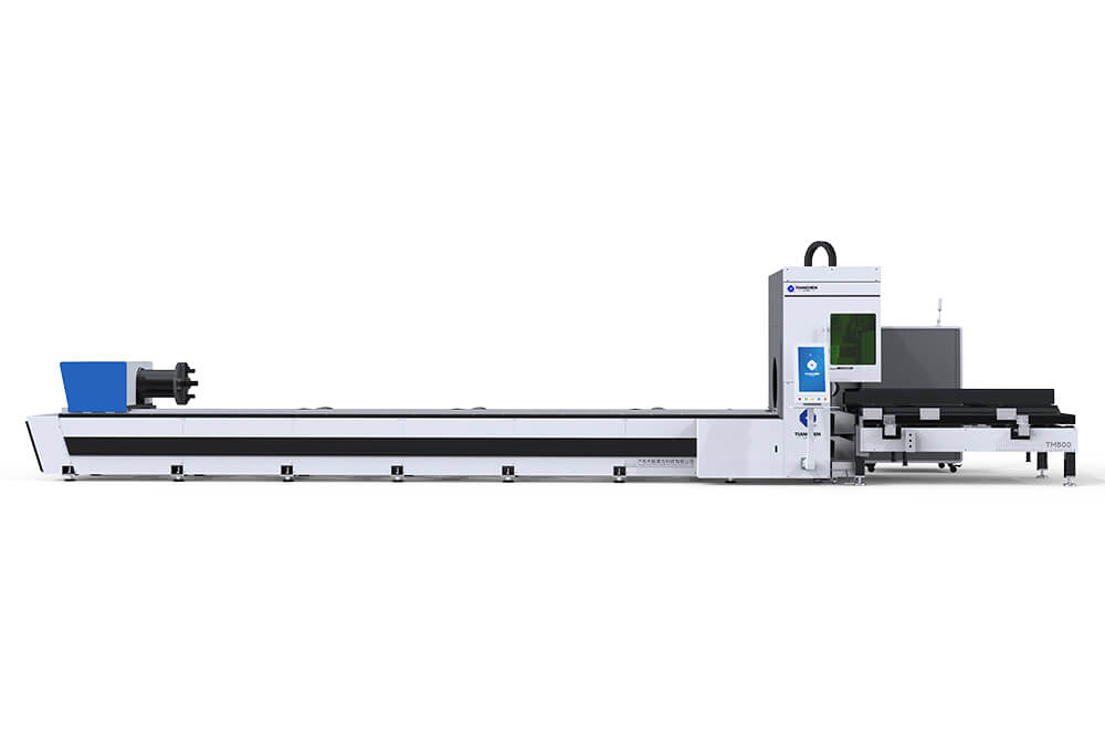 What are the key features in tube fiber laser machines?